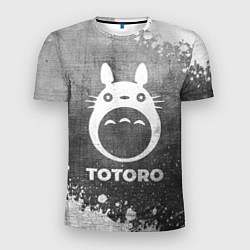 Мужская спорт-футболка Totoro - grey gradient