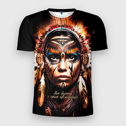 Мужская спорт-футболка Все дуреют с этой косметики / 3D-принт – фото 1