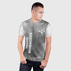 Футболка спортивная мужская Tokyo Revengers - grey gradient вертикально, цвет: 3D-принт — фото 2
