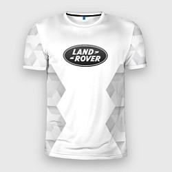 Футболка спортивная мужская Land Rover white poly, цвет: 3D-принт