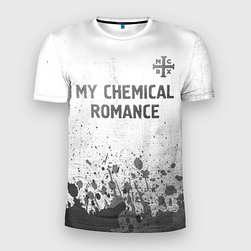 Мужская спорт-футболка My Chemical Romance - white gradient посередине / 3D-принт – фото 1