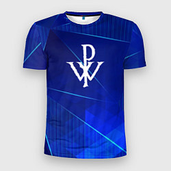 Мужская спорт-футболка Powerwolf blue poly