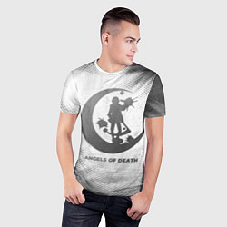 Футболка спортивная мужская Angels of Death - white gradient, цвет: 3D-принт — фото 2