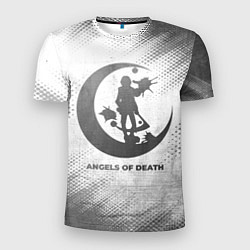 Мужская спорт-футболка Angels of Death - white gradient