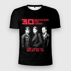 Мужская спорт-футболка 30 Seconds to Mars poster