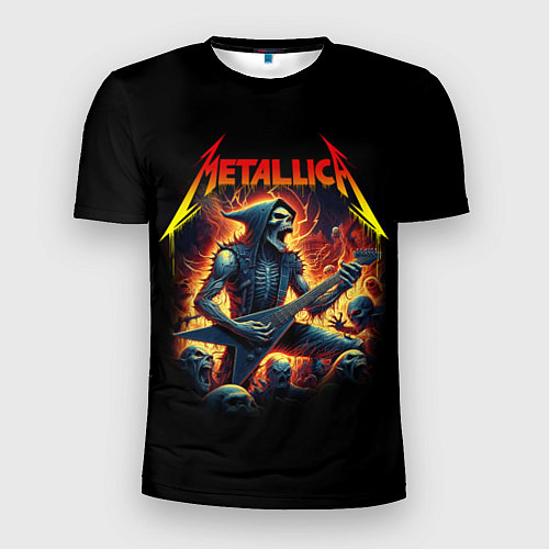 Мужская спорт-футболка Metallica - James Alan Hatfield / 3D-принт – фото 1