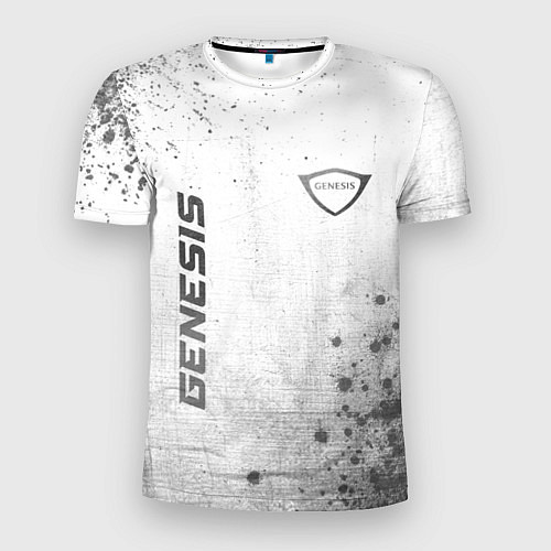 Мужская спорт-футболка Genesis - white gradient вертикально / 3D-принт – фото 1