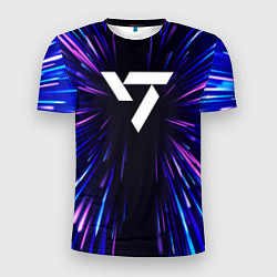 Мужская спорт-футболка Seventeen neon energy