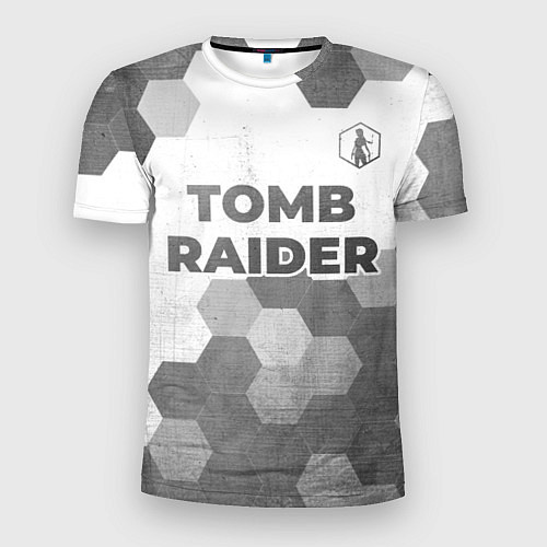 Мужская спорт-футболка Tomb Raider - white gradient посередине / 3D-принт – фото 1