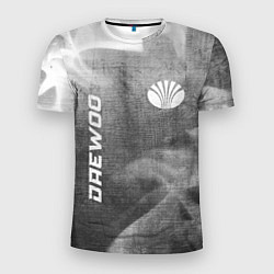 Футболка спортивная мужская Daewoo - grey gradient вертикально, цвет: 3D-принт