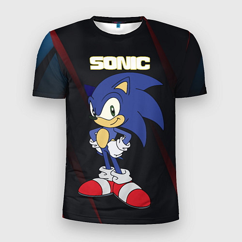 Мужская спорт-футболка Sonic / 3D-принт – фото 1