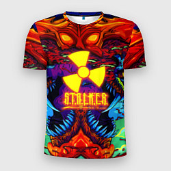 Футболка спортивная мужская Stalker монстр чернобыля, цвет: 3D-принт