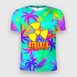 Футболка спортивная мужская Stalker тропики из гта, цвет: 3D-принт