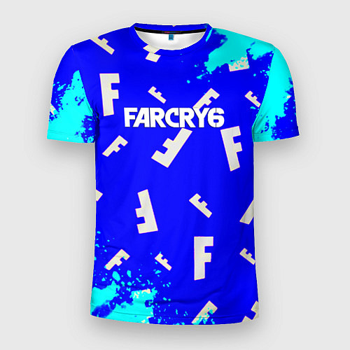 Мужская спорт-футболка Farcry 6 pattern / 3D-принт – фото 1