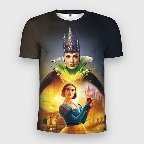 Мужская спорт-футболка Белоснежка и Мачеха / 3D-принт – фото 1