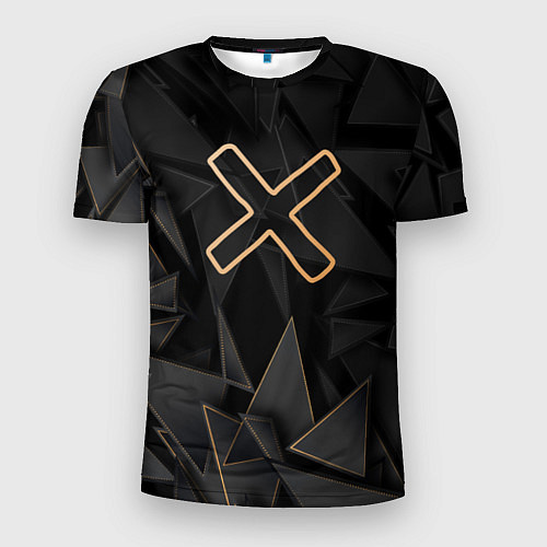 Мужская спорт-футболка A Silent Voice golden poly / 3D-принт – фото 1