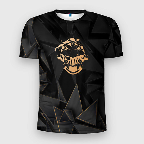 Мужская спорт-футболка Goblin Slayer golden poly / 3D-принт – фото 1