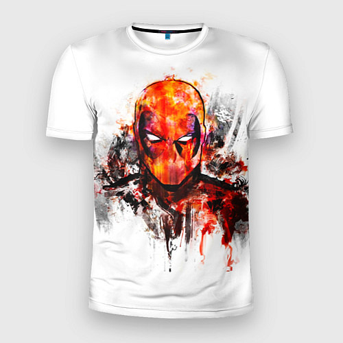 Мужская спорт-футболка Дэдпул краски / 3D-принт – фото 1