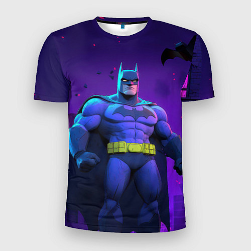 Мужская спорт-футболка Бэтмен объемная модель / 3D-принт – фото 1