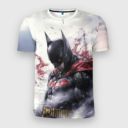 Мужская спорт-футболка Бэтмен в тумане / 3D-принт – фото 1