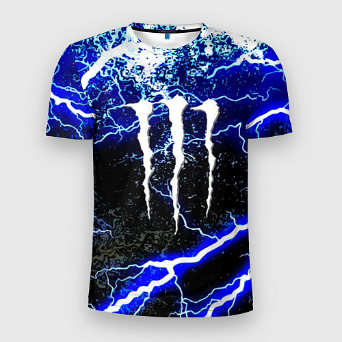 Мужская спорт-футболка Monster storm energy / 3D-принт – фото 1
