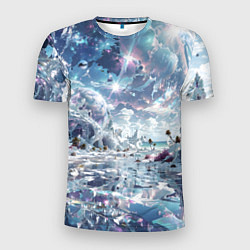 Мужская спорт-футболка Фантастическая неизвестная планета