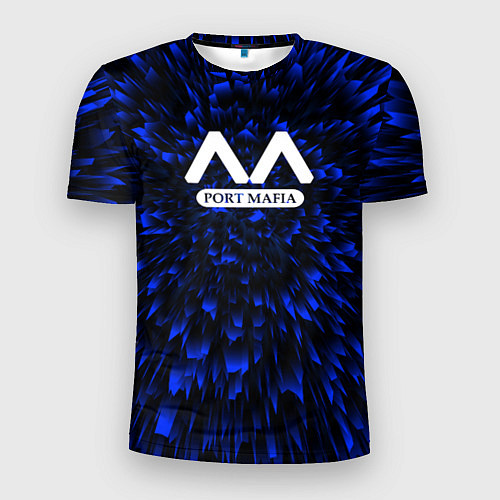 Мужская спорт-футболка Bungo Stray Dogs blue energy / 3D-принт – фото 1