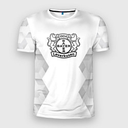 Мужская спорт-футболка Bayer 04 white poly