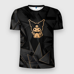 Футболка спортивная мужская Kuromi golden poly, цвет: 3D-принт