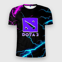 Мужская спорт-футболка Dota неоновый шторм
