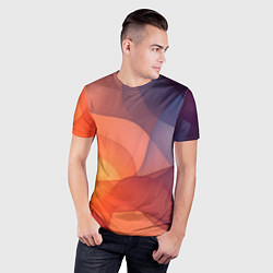 Футболка спортивная мужская Летящая вуаль, цвет: 3D-принт — фото 2