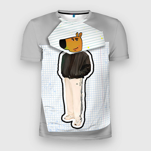 Мужская спорт-футболка Чиловый парень - свидетель мем / 3D-принт – фото 1