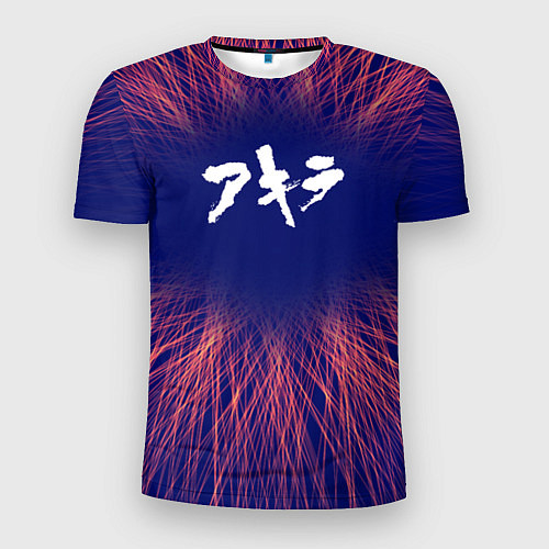 Мужская спорт-футболка Akira red energy / 3D-принт – фото 1