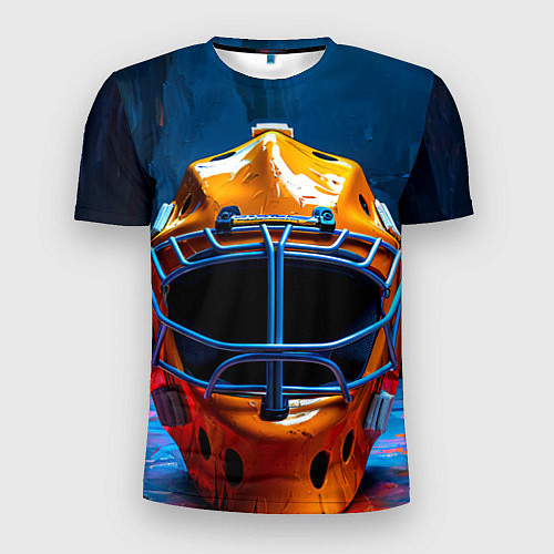 Мужская спорт-футболка Маска голкипера / 3D-принт – фото 1