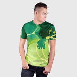 Футболка спортивная мужская Вдохновленный природой, цвет: 3D-принт — фото 2