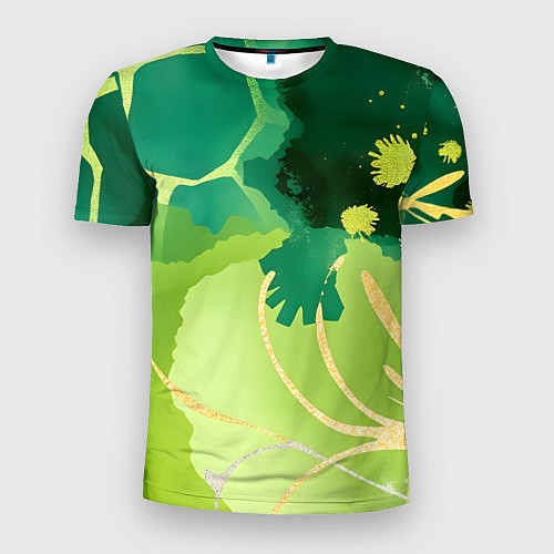 Мужская спорт-футболка Вдохновленный природой / 3D-принт – фото 1