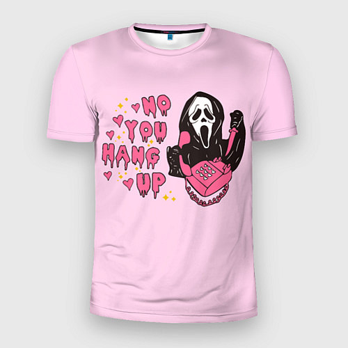 Мужская спорт-футболка Крик по телефону / 3D-принт – фото 1