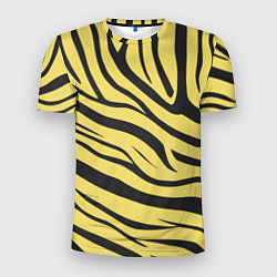 Футболка спортивная мужская Светлый тигровый паттерн, цвет: 3D-принт