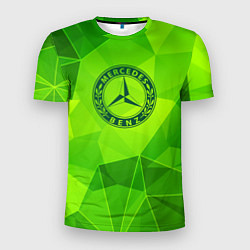 Мужская спорт-футболка Mercedes green poly