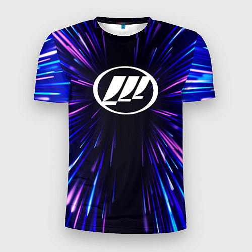 Мужская спорт-футболка Lifan neon energy / 3D-принт – фото 1