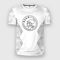 Мужская спорт-футболка Ajax white poly