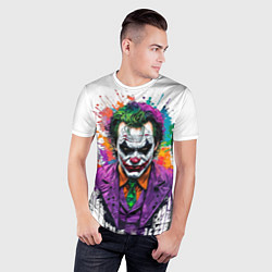 Футболка спортивная мужская Джокер с галстуком, цвет: 3D-принт — фото 2