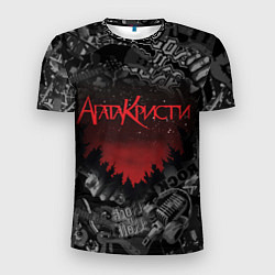 Мужская спорт-футболка Агата Кристи рок группа