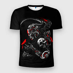 Футболка спортивная мужская Ронин самурай киборг, цвет: 3D-принт