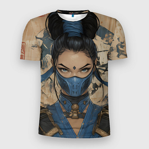 Мужская спорт-футболка Mortal Kombat - Kitana / 3D-принт – фото 1