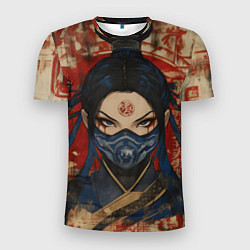 Футболка спортивная мужская Китана - японский стиль, цвет: 3D-принт