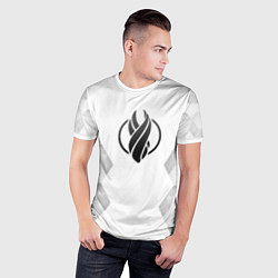 Футболка спортивная мужская Dead Space white poly, цвет: 3D-принт — фото 2