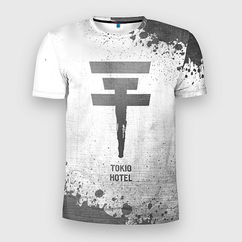Мужская спорт-футболка Tokio Hotel - white gradient / 3D-принт – фото 1