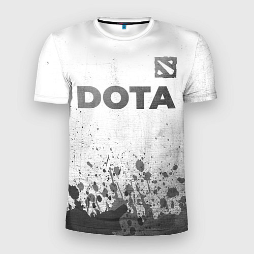 Мужская спорт-футболка Dota - white gradient посередине / 3D-принт – фото 1
