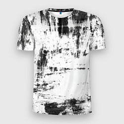 Футболка спортивная мужская Color black and white, цвет: 3D-принт